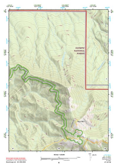 47123NE Page 6 Mount Olympus Topo Preview 1