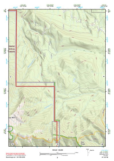 47123NE Page 7 Mount Olympus Topo Preview 1