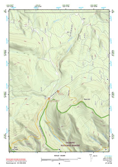 47123NE Page 8 Mount Olympus Topo Preview 1