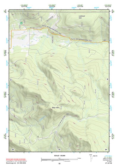 47123NE Page 11 Mount Olympus Topo Preview 1