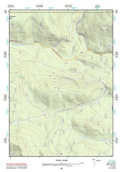 47123NE Page 12 Mount Olympus Topo Preview 1