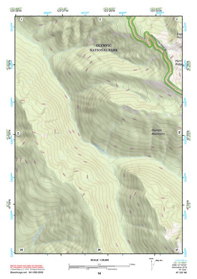 47123NE Page 14 Mount Olympus Topo Preview 1