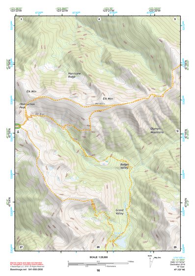 47123NE Page 16 Mount Olympus Topo Preview 1