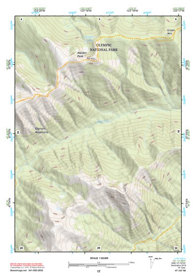 47123NE Page 17 Mount Olympus Topo Preview 1