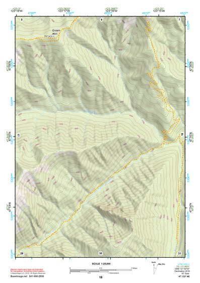47123NE Page 18 Mount Olympus Topo Preview 1