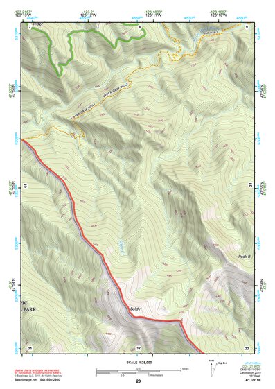 47123NE Page 20 Mount Olympus Topo Preview 1