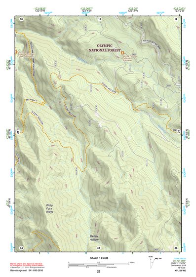 47123NE Page 23 Mount Olympus Topo Preview 1