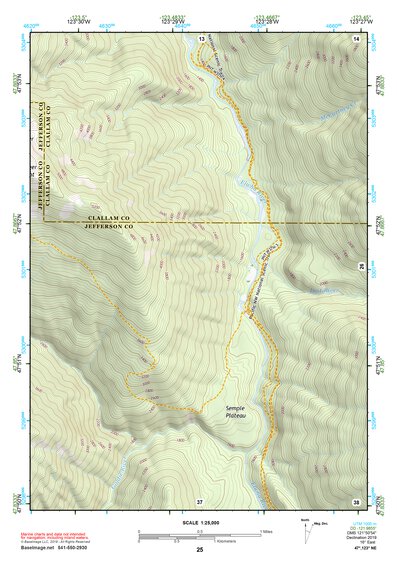 47123NE Page 25 Mount Olympus Topo Preview 1