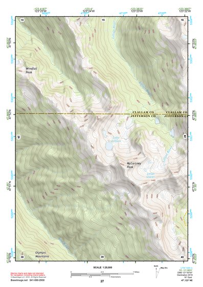 47123NE Page 27 Mount Olympus Topo Preview 1