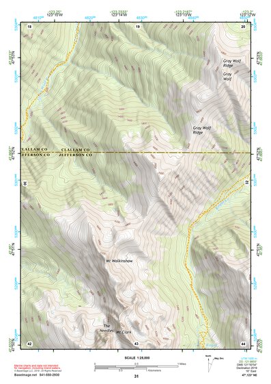47123NE Page 31 Mount Olympus Topo Preview 1