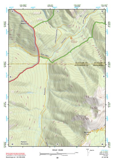 47123NE Page 33 Mount Olympus Topo Preview 1