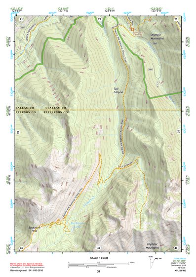 47123NE Page 34 Mount Olympus Topo Preview 1