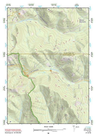 47123NE Page 36 Mount Olympus Topo Preview 1