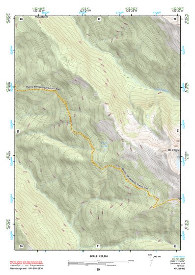 47123NE Page 39 Mount Olympus Topo Preview 1
