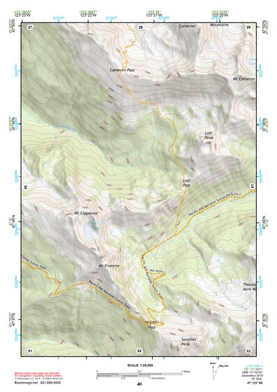 47123NE Page 40 Mount Olympus Topo Preview 1