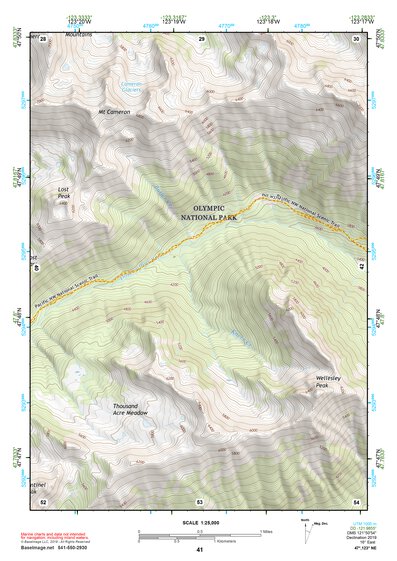 47123NE Page 41 Mount Olympus Topo Preview 1