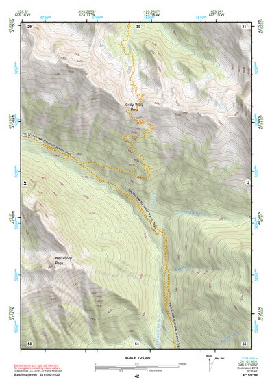 47123NE Page 42 Mount Olympus Topo Preview 1