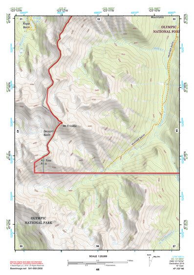 47123NE Page 44 Mount Olympus Topo Preview 1