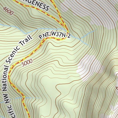 47123NE Page 45 Mount Olympus Topo Preview 2