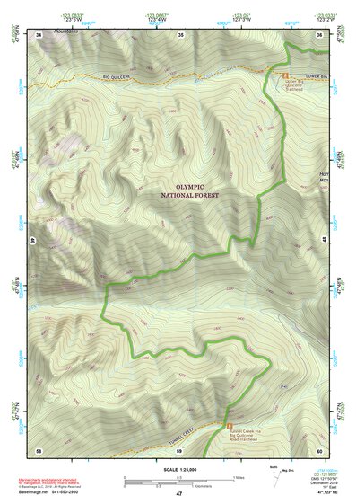 47123NE Page 47 Mount Olympus Topo Preview 1