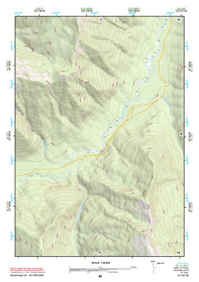 47123NE Page 49 Mount Olympus Topo Preview 1