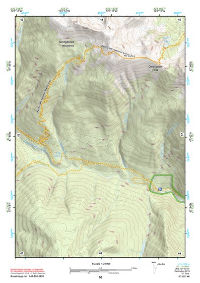 47123NE Page 56 Mount Olympus Topo Preview 1