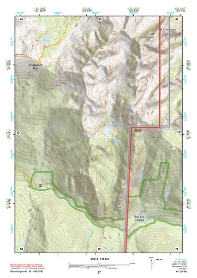 47123NE Page 57 Mount Olympus Topo Preview 1