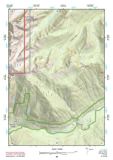 47123NE Page 58 Mount Olympus Topo Preview 1
