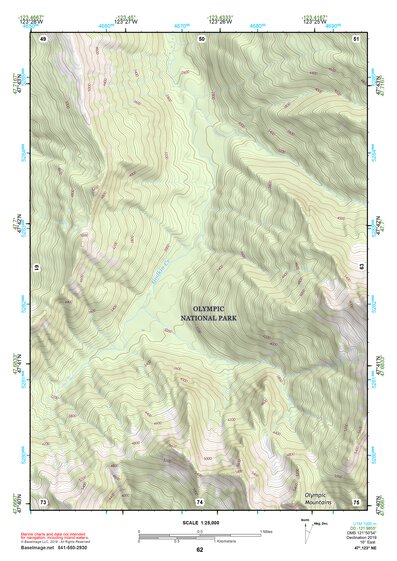 47123NE Page 62 Mount Olympus Topo Preview 1