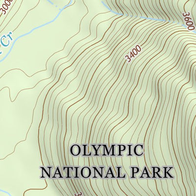 47123NE Page 62 Mount Olympus Topo Preview 2