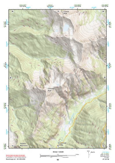 47123NE Page 63 Mount Olympus Topo Preview 1