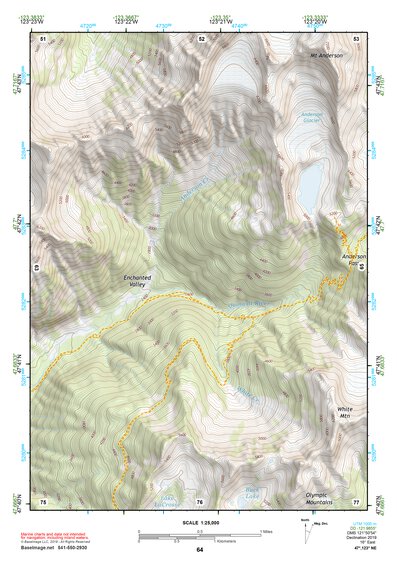 47123NE Page 64 Mount Olympus Topo Preview 1