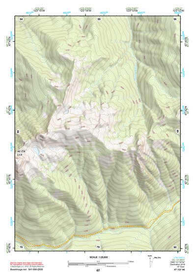 47123NE Page 67 Mount Olympus Topo Preview 1
