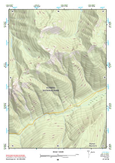 47123NE Page 68 Mount Olympus Topo Preview 1