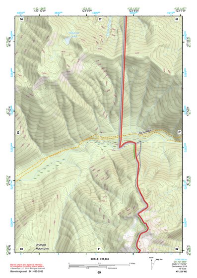 47123NE Page 69 Mount Olympus Topo Preview 1