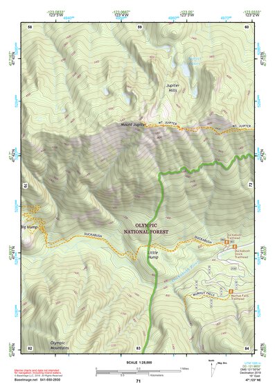 47123NE Page 71 Mount Olympus Topo Preview 1