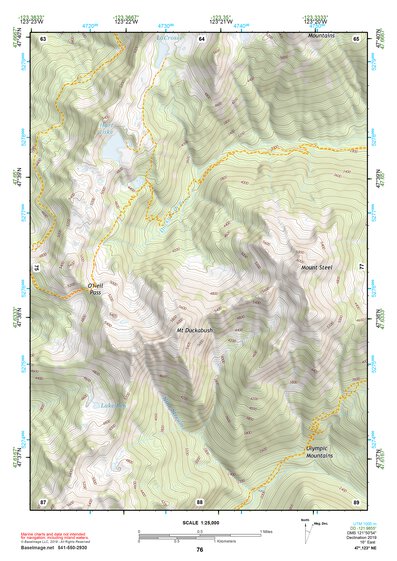 47123NE Page 76 Mount Olympus Topo Preview 1