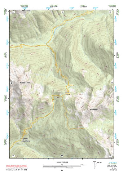 47123NE Page 77 Mount Olympus Topo Preview 1