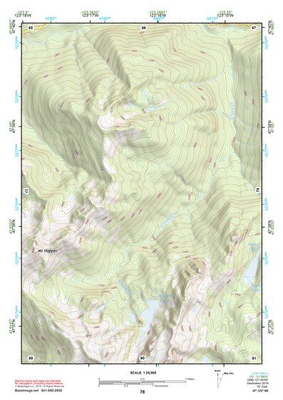 47123NE Page 78 Mount Olympus Topo Preview 1