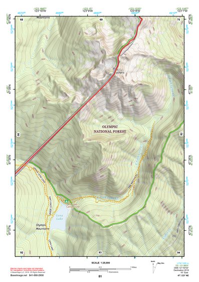 47123NE Page 81 Mount Olympus Topo Preview 1