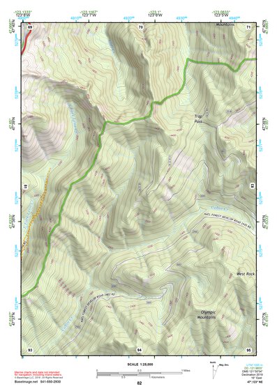 47123NE Page 82 Mount Olympus Topo Preview 1