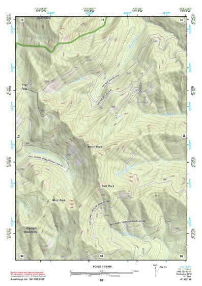 47123NE Page 83 Mount Olympus Topo Preview 1