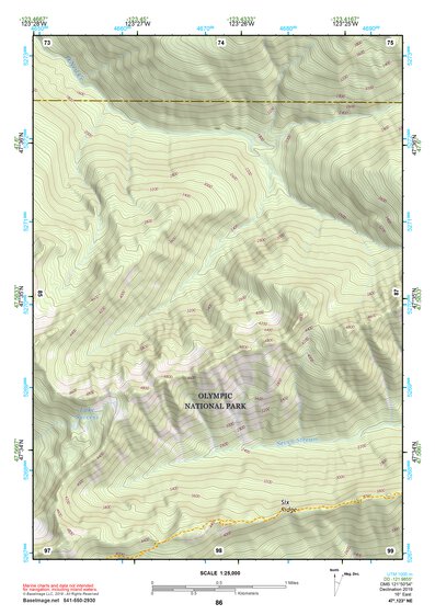 47123NE Page 86 Mount Olympus Topo Preview 1