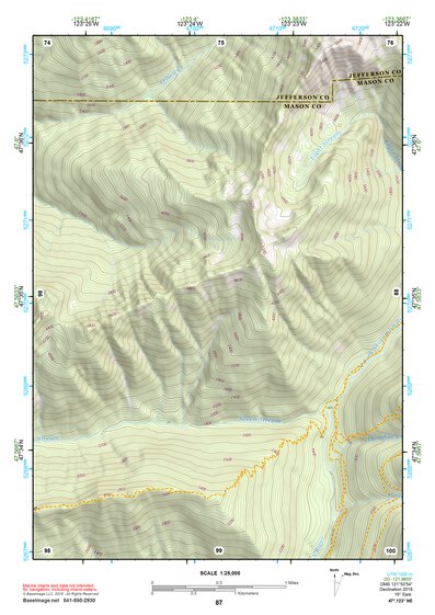 47123NE Page 87 Mount Olympus Topo Preview 1