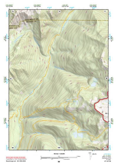 47123NE Page 88 Mount Olympus Topo Preview 1