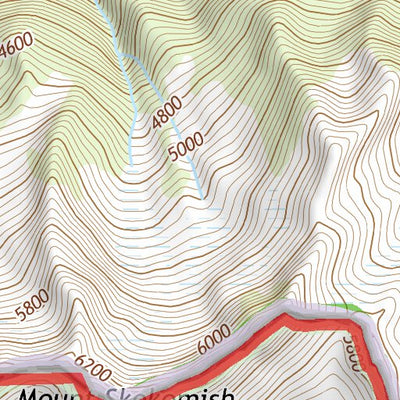 47123NE Page 90 Mount Olympus Topo Preview 3