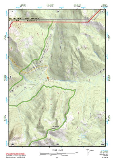 47123NE Page 91 Mount Olympus Topo Preview 1
