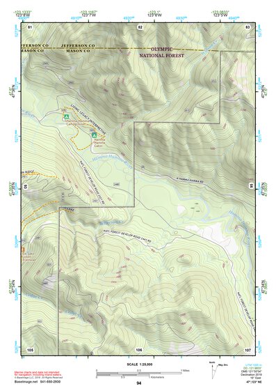 47123NE Page 94 Mount Olympus Topo Preview 1