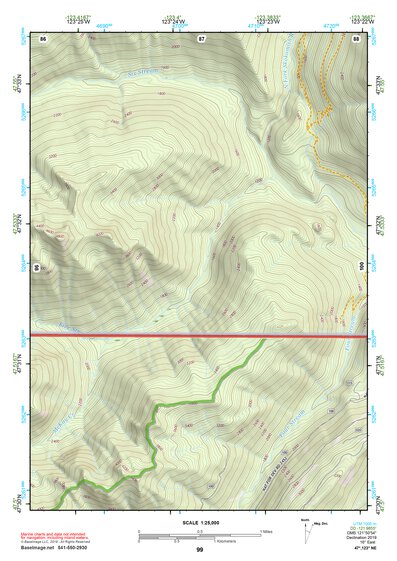47123NE Page 99 Mount Olympus Topo Preview 1