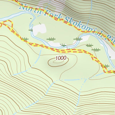 47123NE Page 100 Mount Olympus Topo Preview 2